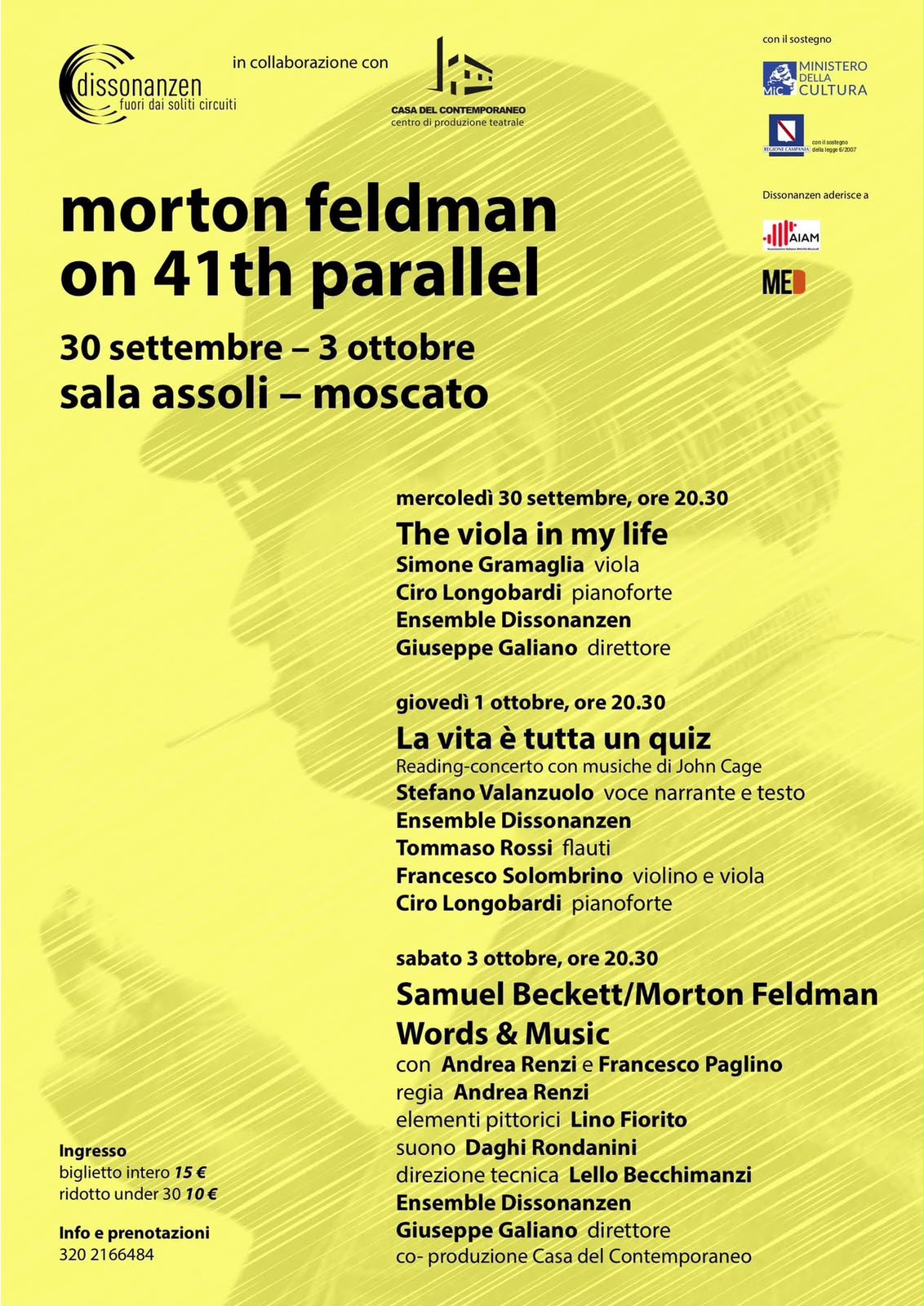 Samuel Beckett/Morton Feldman   Words & Music