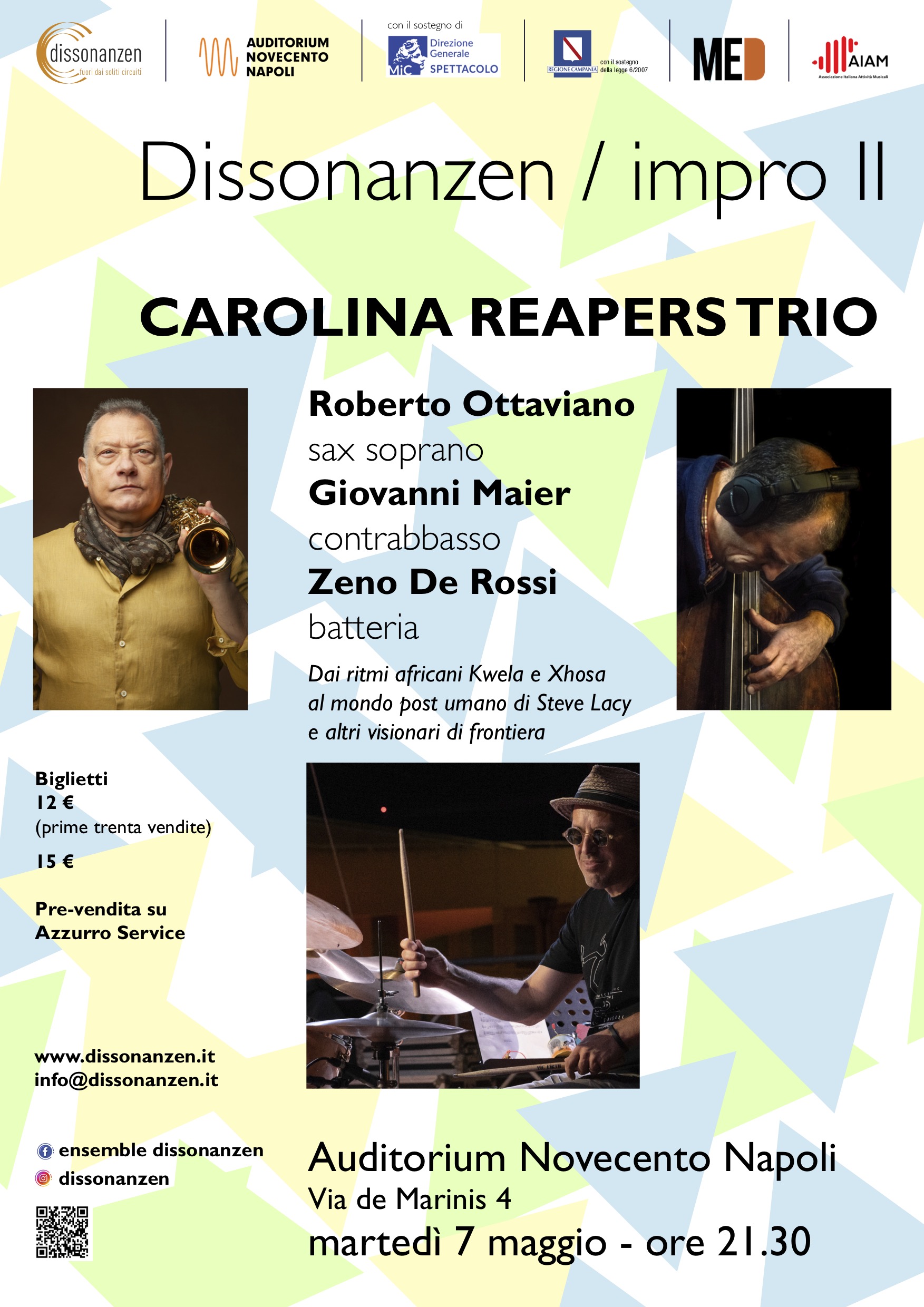 Roberto Ottaviano & Carolina Reapers Trio 