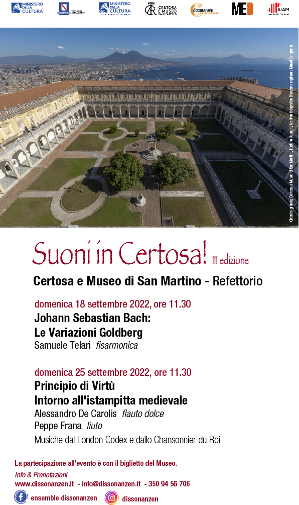 Suoni in Certosa ! III edizione 